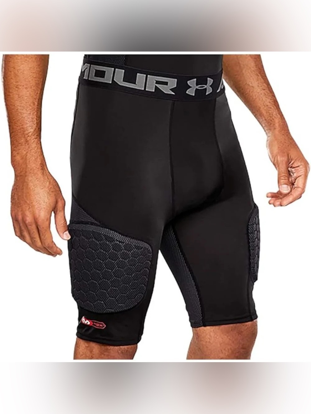 Under Armour Men’s Black Padded Compression Shorts